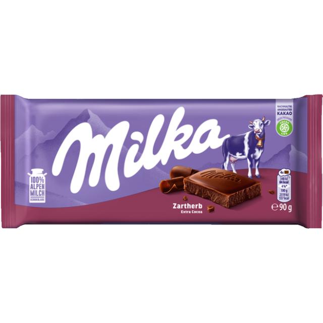 Milka Zartherb 90g