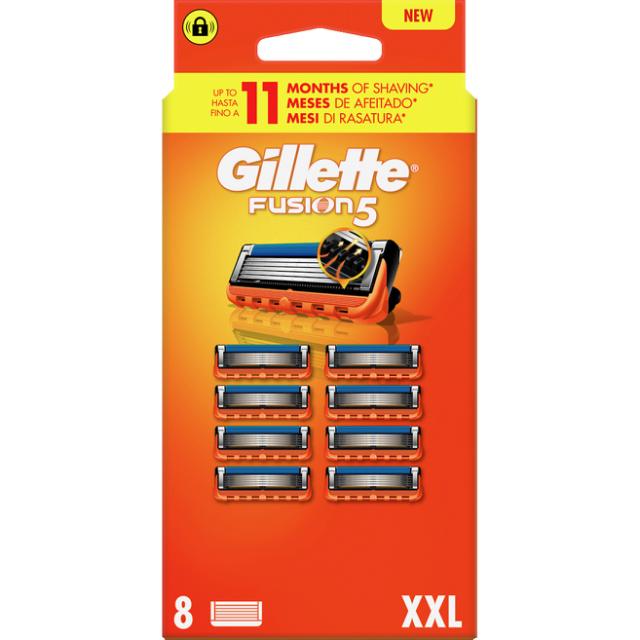 Gillette Fusion 5 Large Pack 8 Blade
