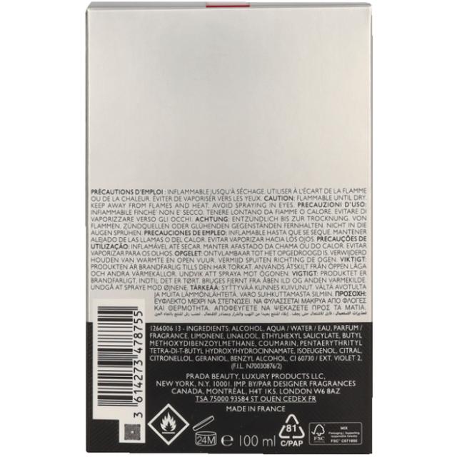 Prada Luna Rossa Pour Homme Edt Spray 100ml
