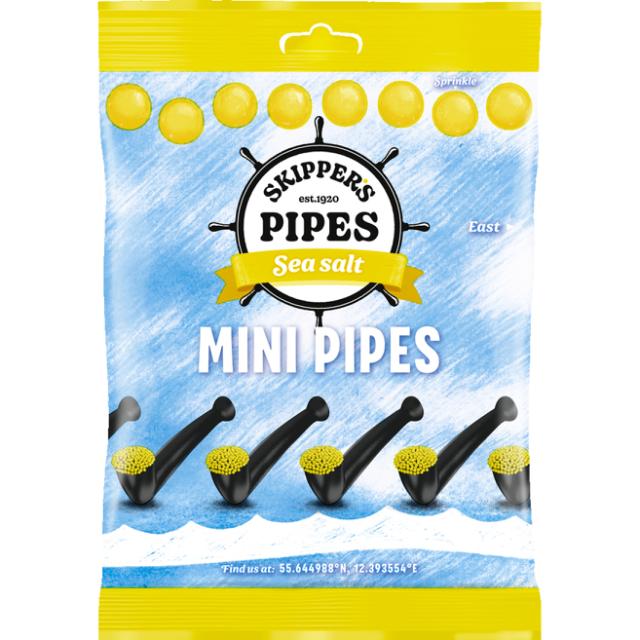 Skipper's Mini Pipes SeaSalt 192g
