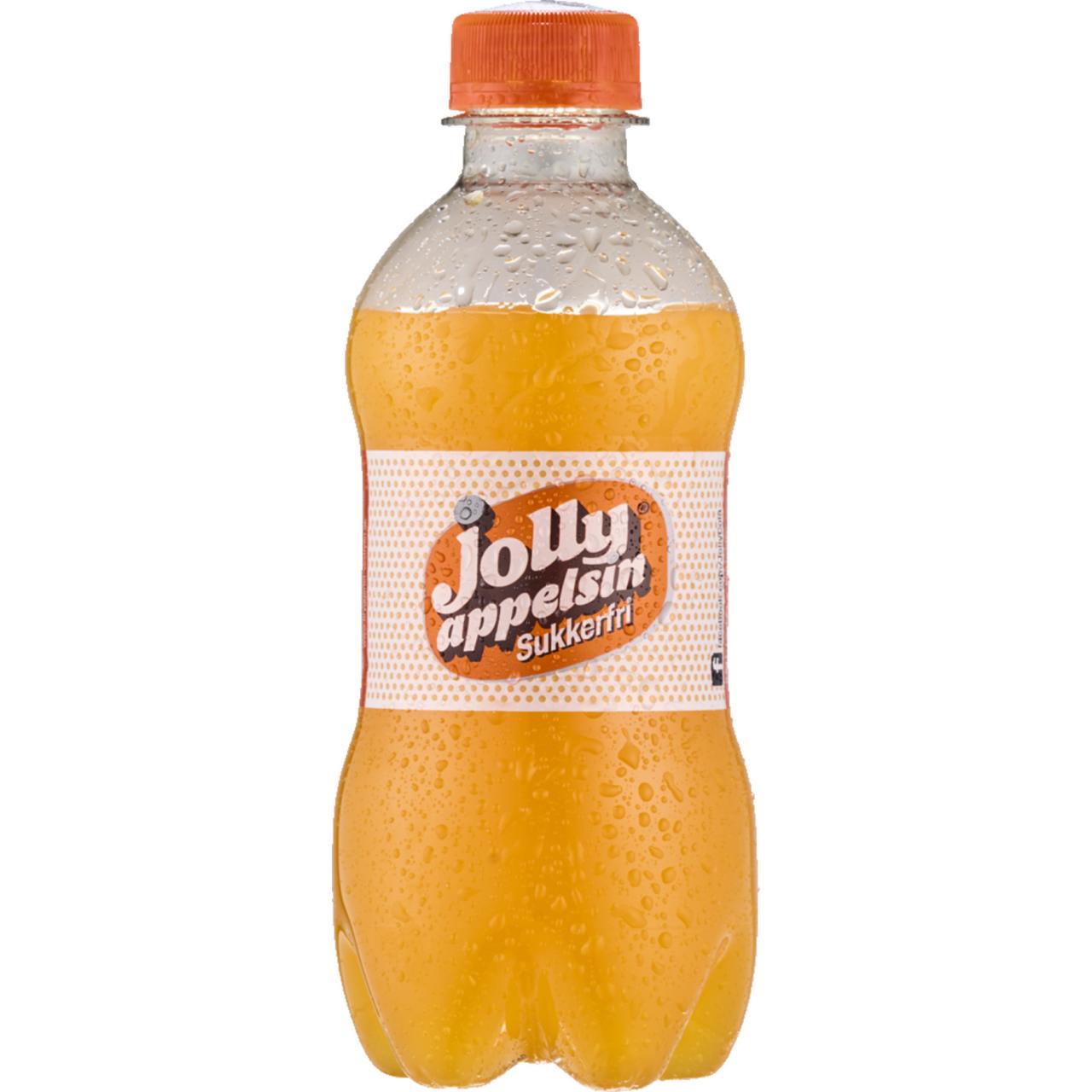 Jolly Appelsin Sukkerfri 18x0,33l PET