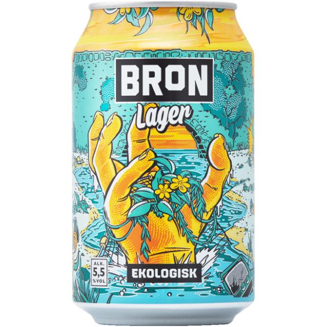 Bron Lager 5,5% 24x0,33l BIO