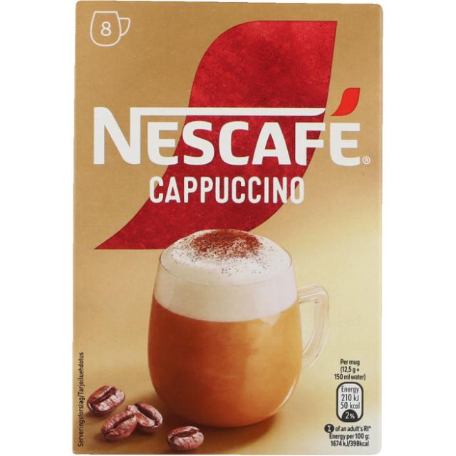 Instant Nescafe Cappuccino 8St. 138g