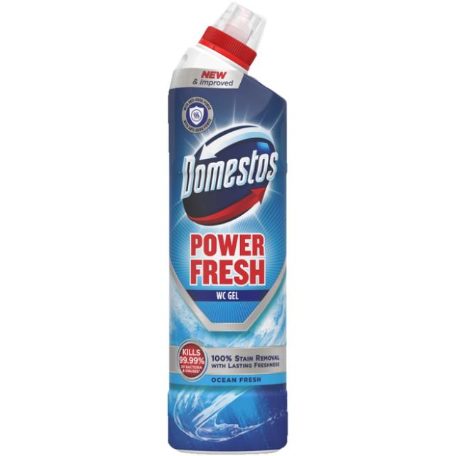 Domestos Wc Power Gel Ocean Fresh 750ml