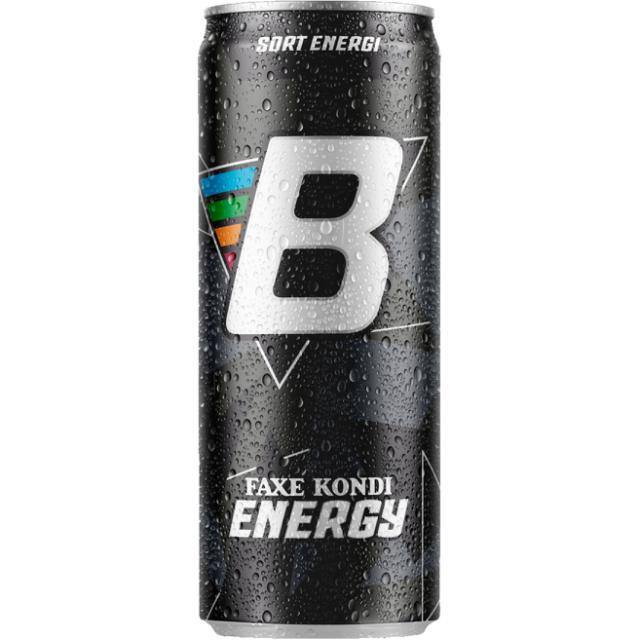 Faxe Kondi Energy Black Sleek 10x0,33l Dose