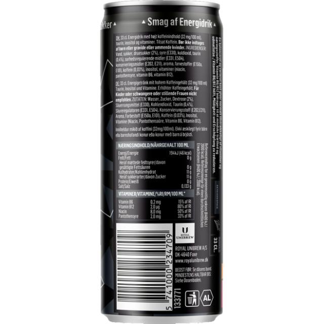 * Faxe Kondi Energy Black Sleek 10x0,33l Dose