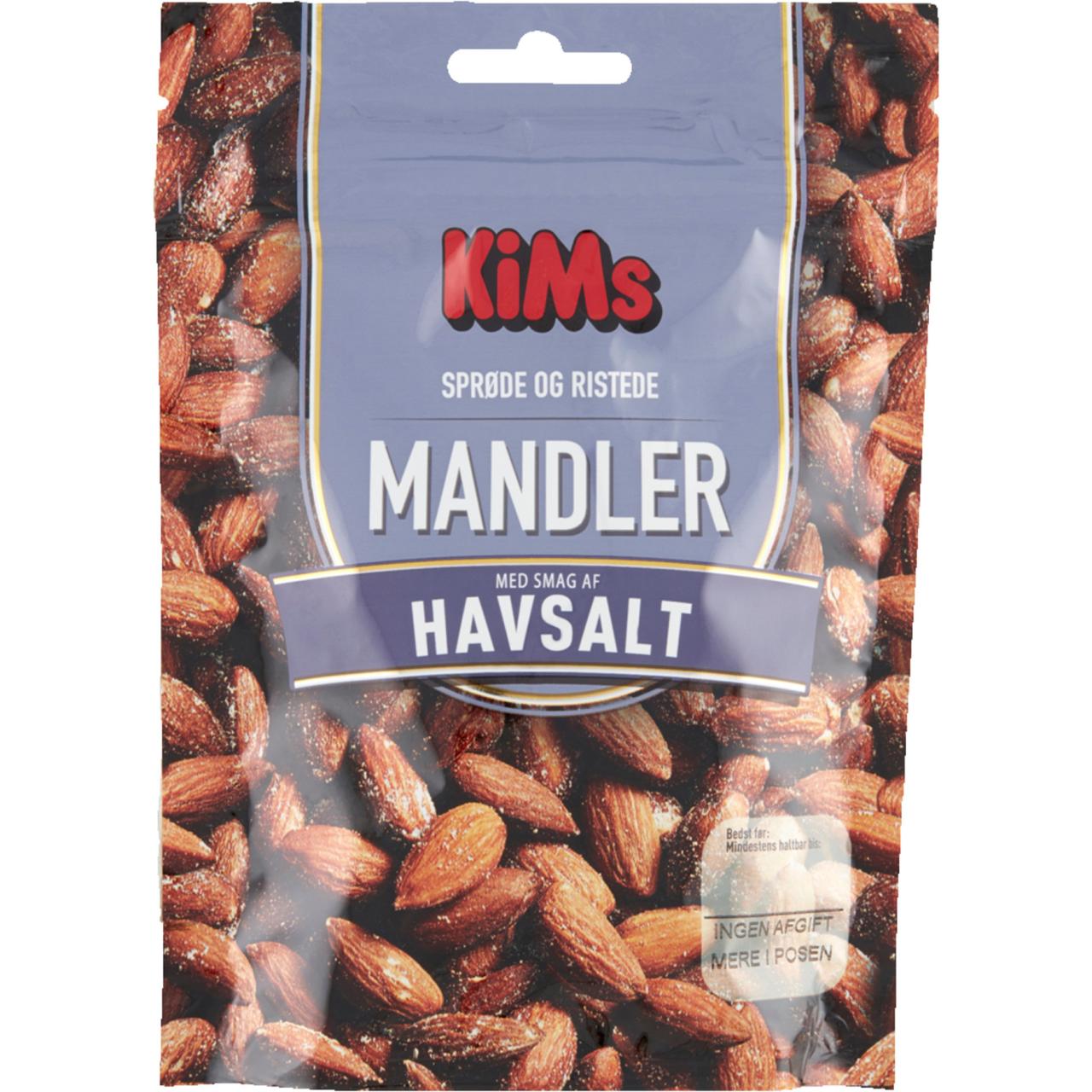 KiMs Saltede Mandler 97g