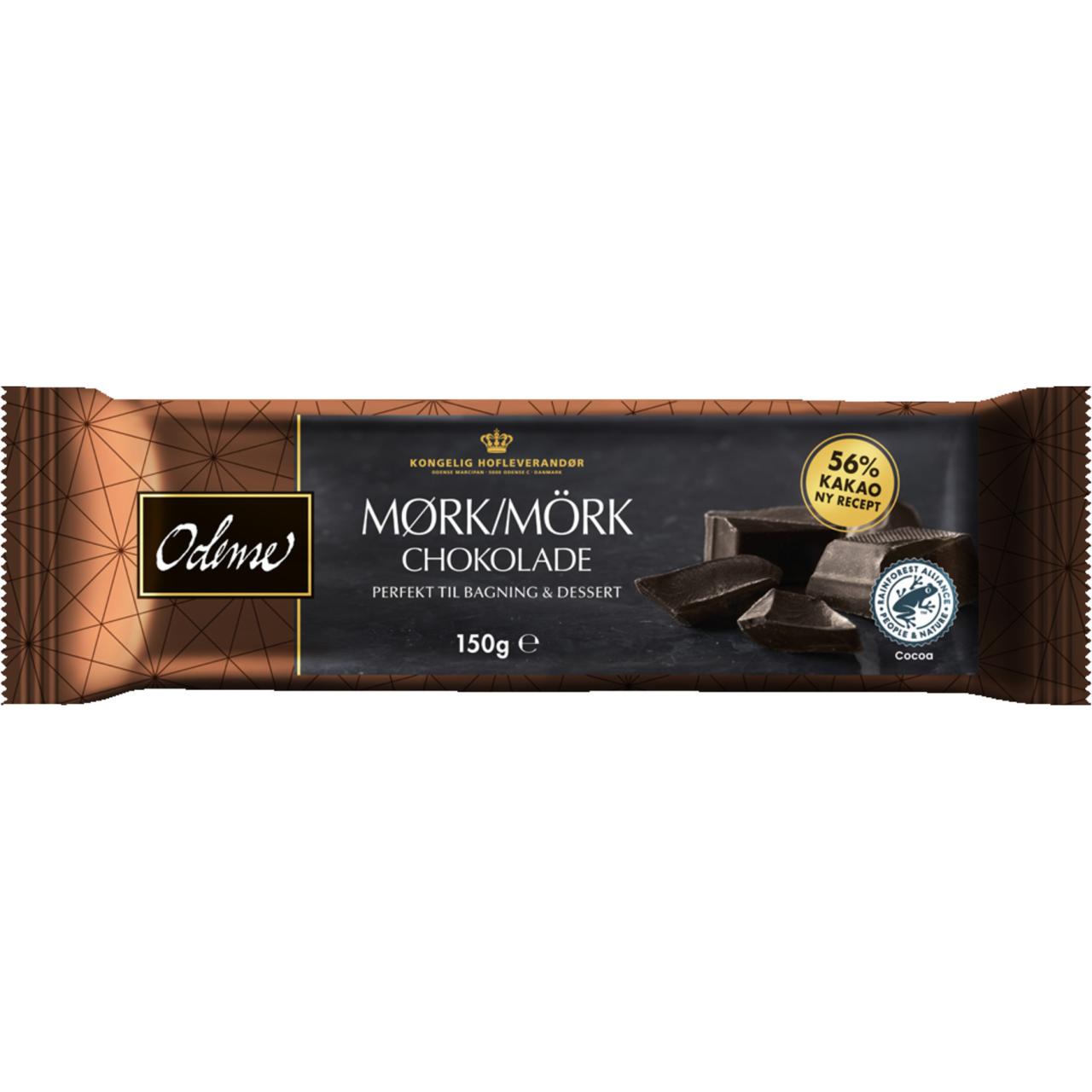 Odense Mørk Blokchokolade 56% 150g