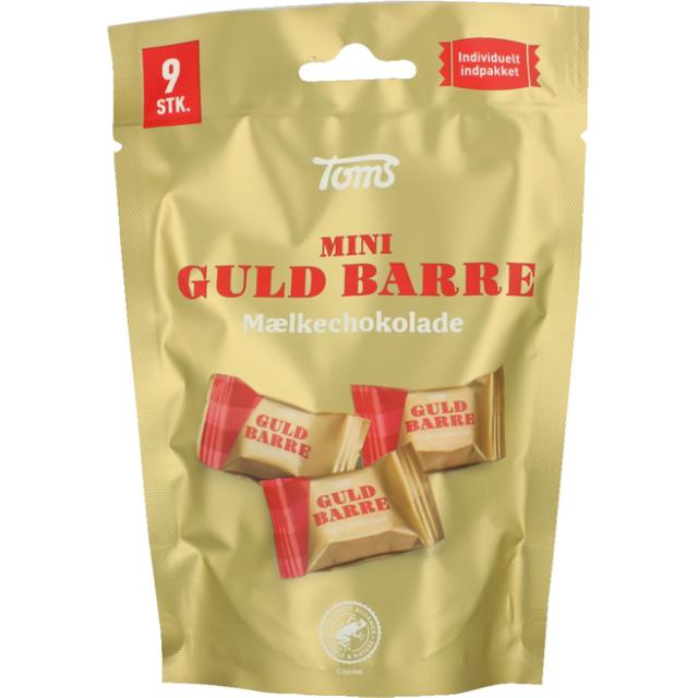 Toms Mini Guld Barre Mælk 90g