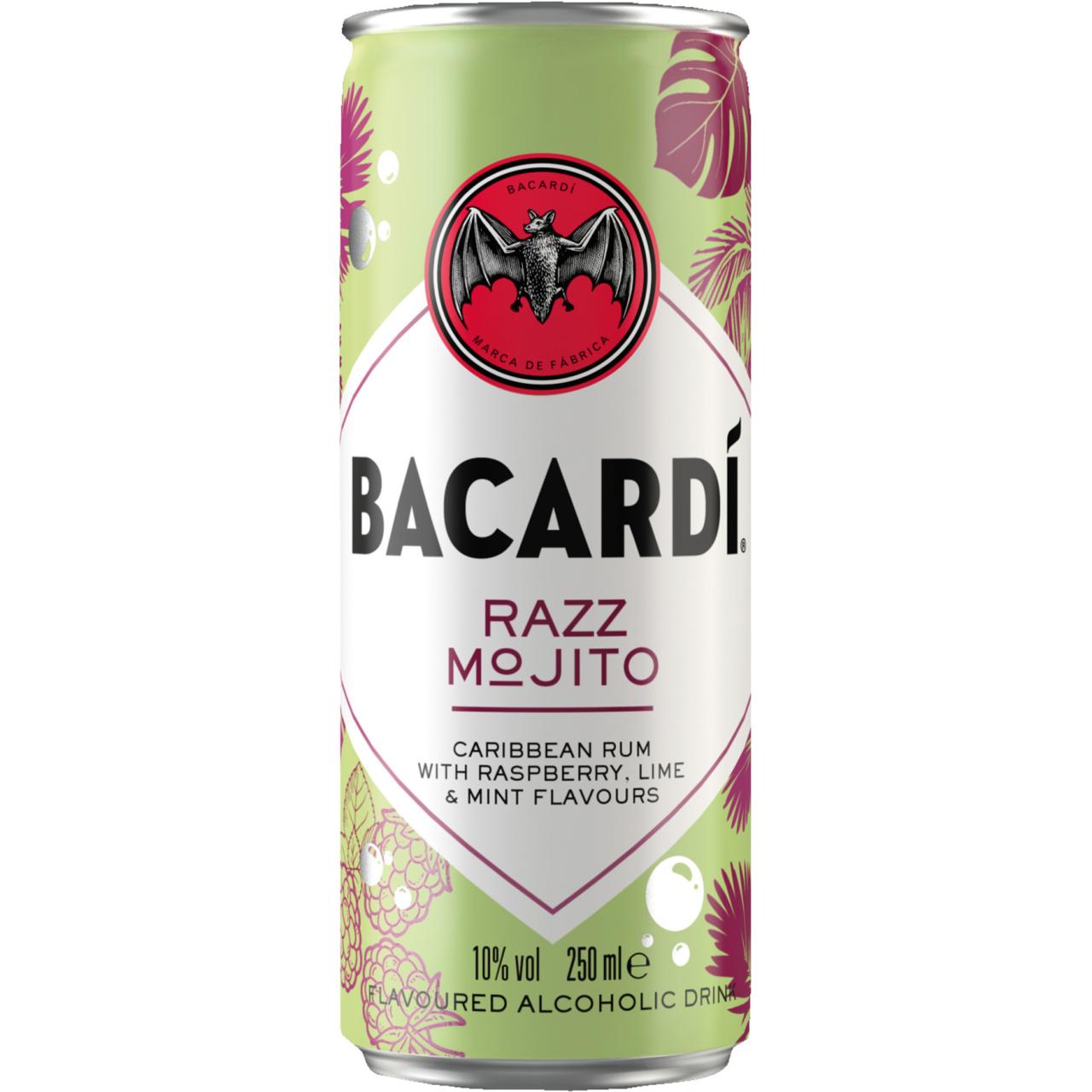 DPG Bacardi Razz Mojito 10% 0,25 Ds