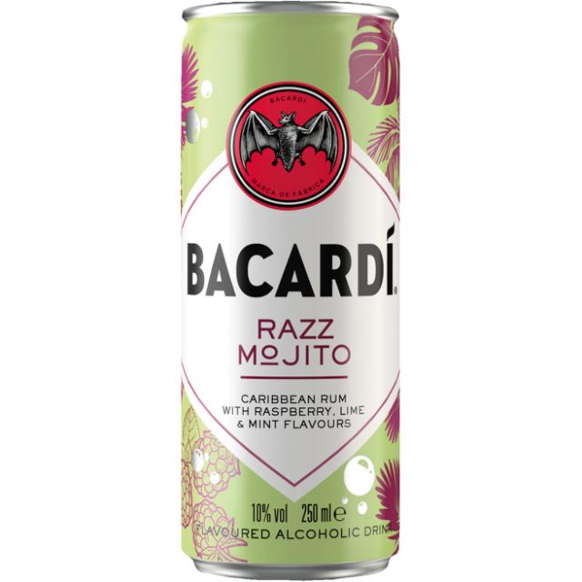 DPG Bacardi Razz Mojito 10% 0,25 Ds