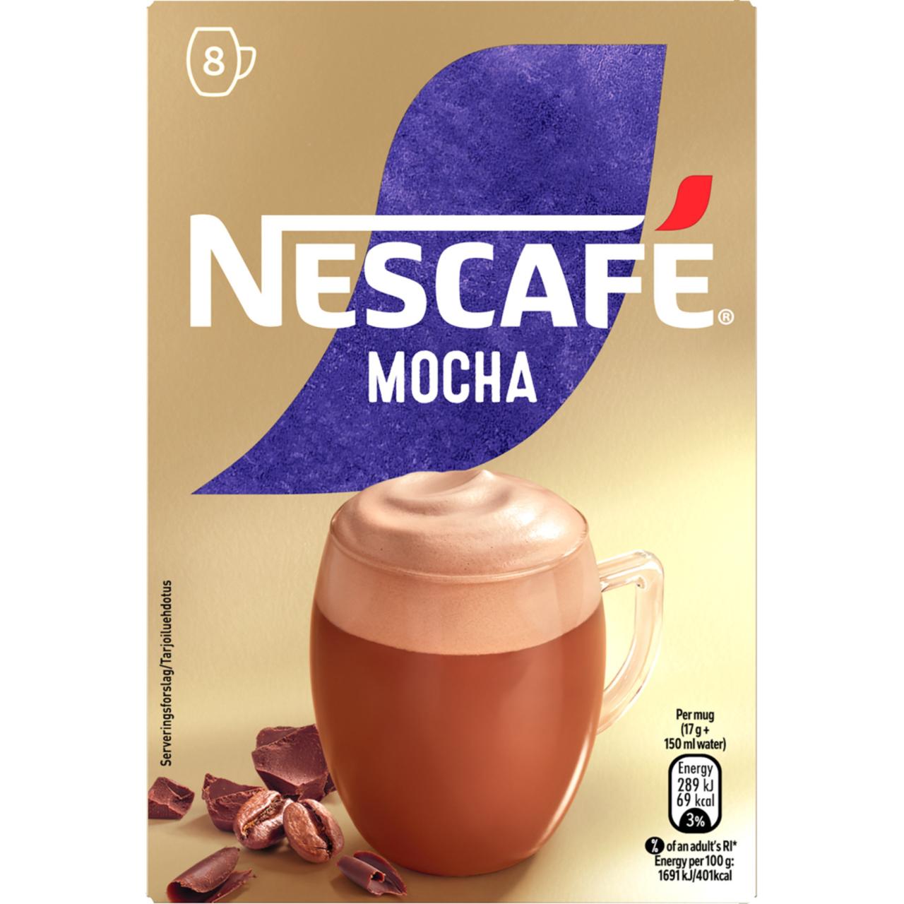 Instant Nescafé Mocha 8 stk 136g