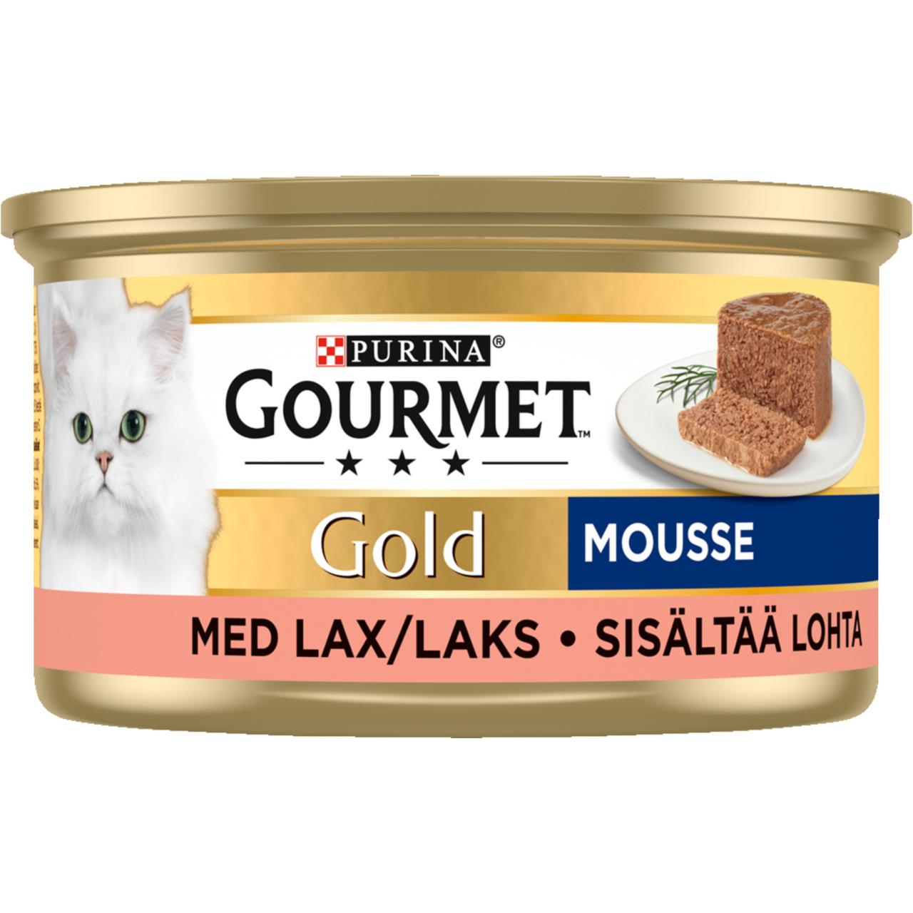 Purina Gourmet Gold Mousse Laks 85g