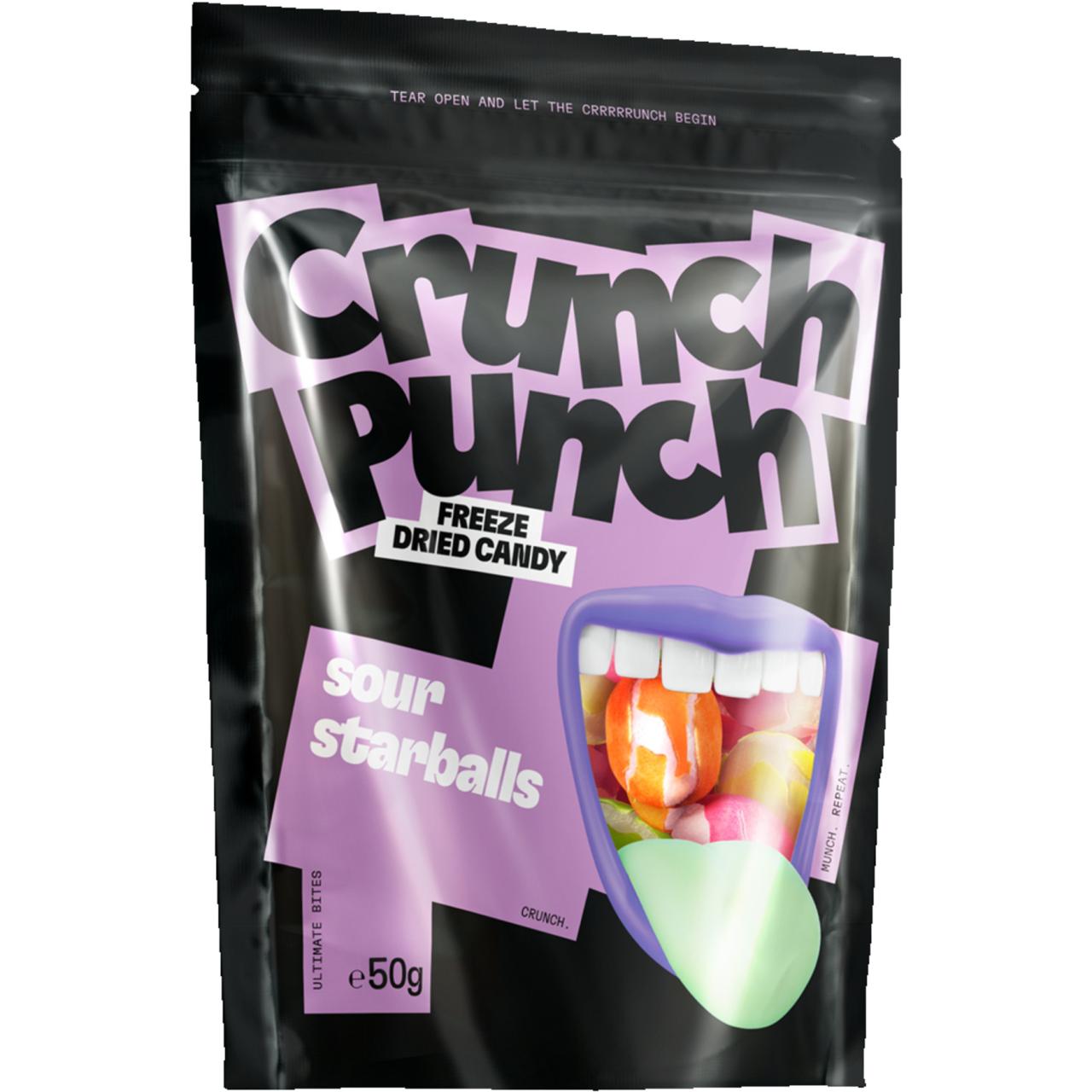 Crunch-Punch Sour Starballs 50g