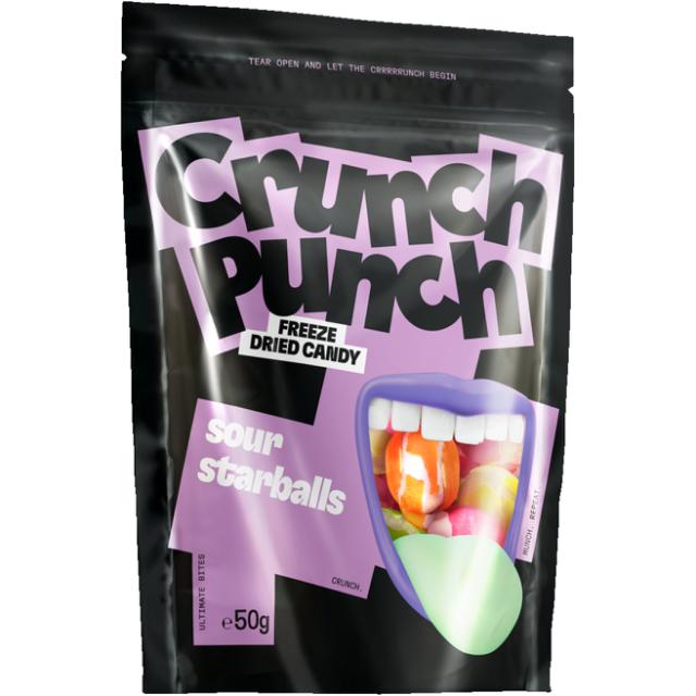 Crunch-Punch Sour Starballs 50g