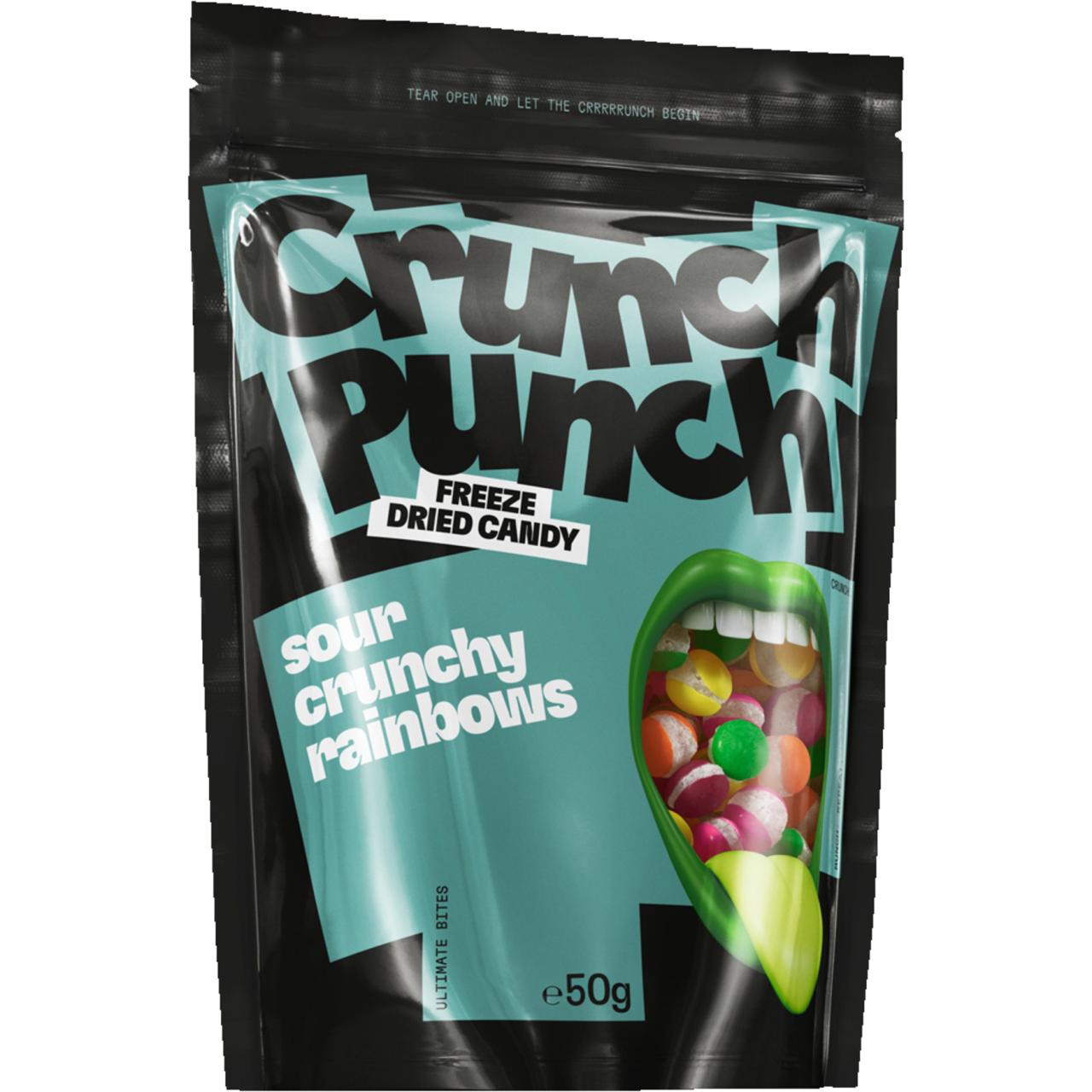 Crunch-Punch Sour Crunch Rainbows 50g