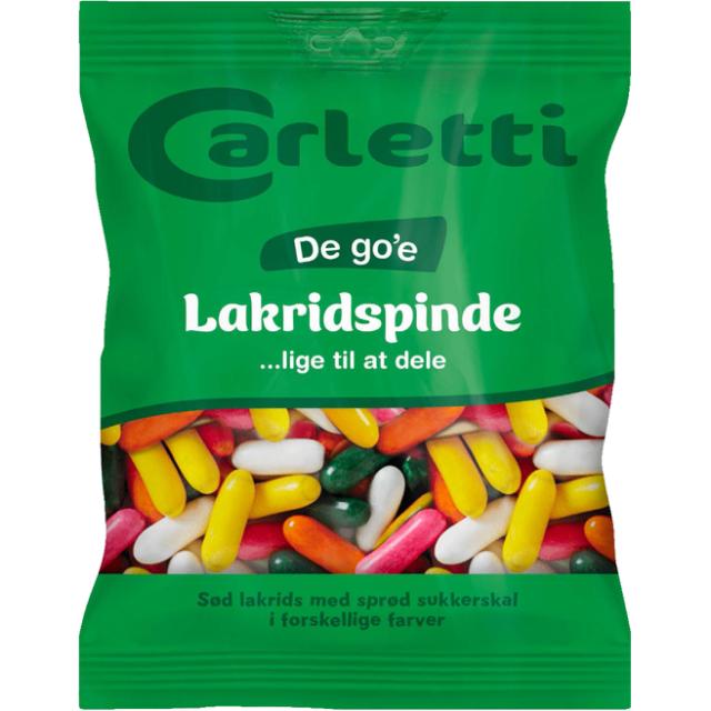 Carletti Lakridspinde 380g