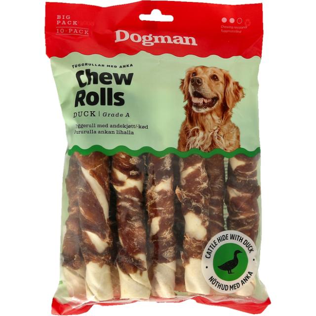 Dogman Tyggerulle Grade A And 10 stk. 600g