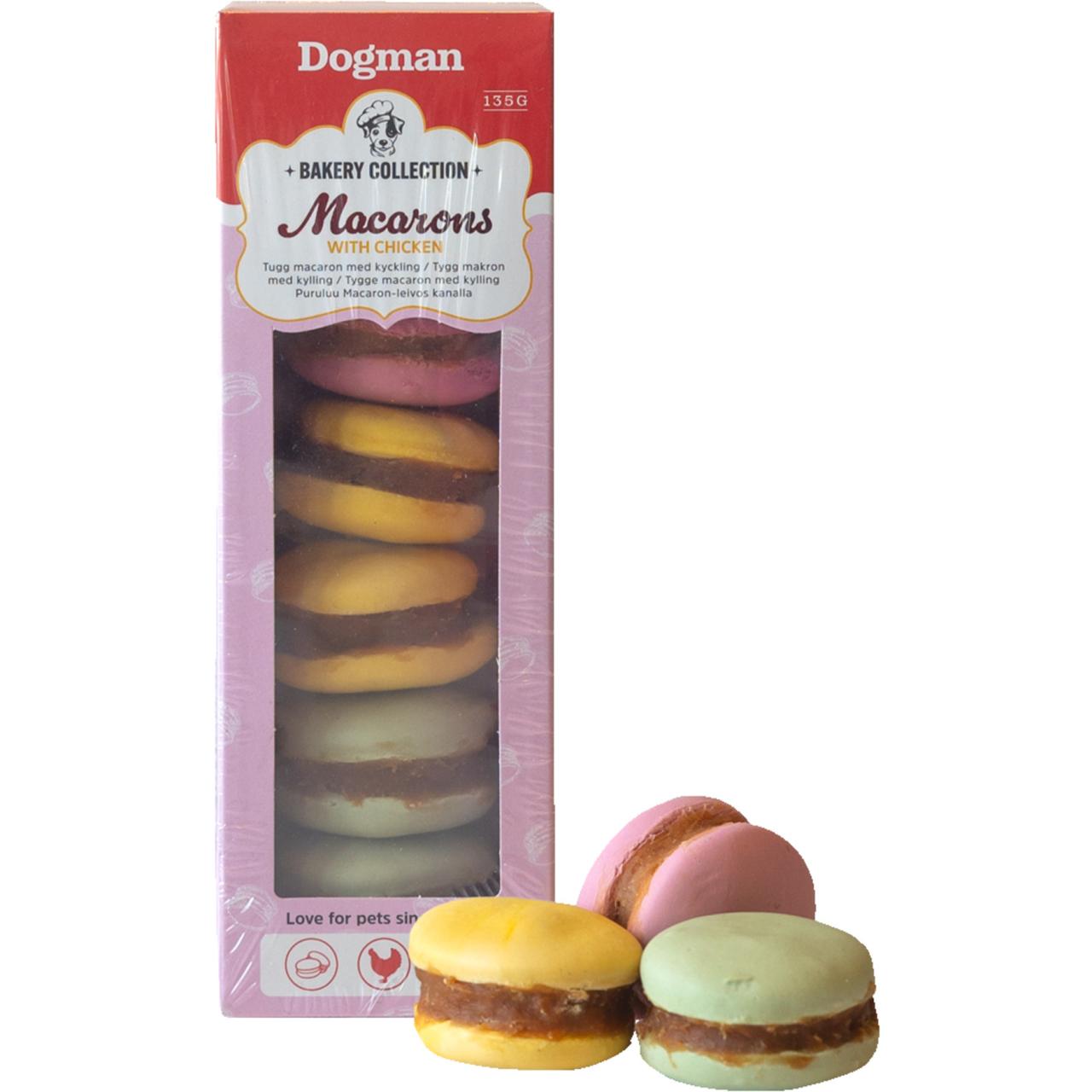 Dogman Kylling/Huhn Macarons 6 stk. 135g