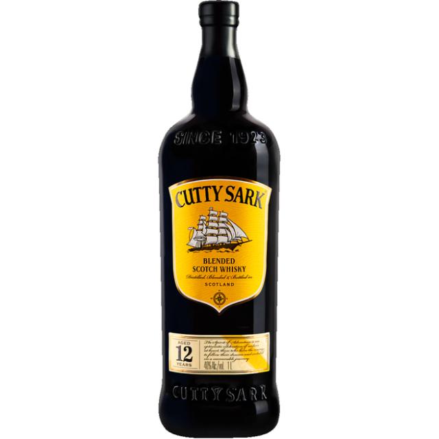 Cutty Sark Blended Scotch Whisky 12YO 40% 1l