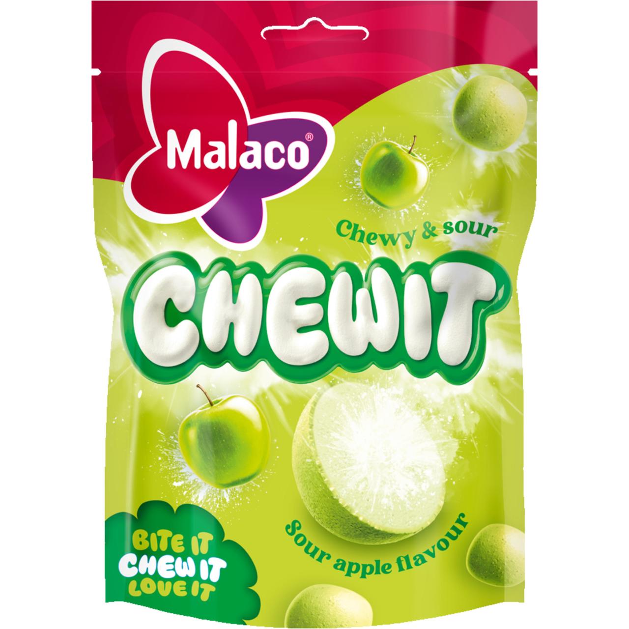 Malaco Chewit Sour Apple 115g