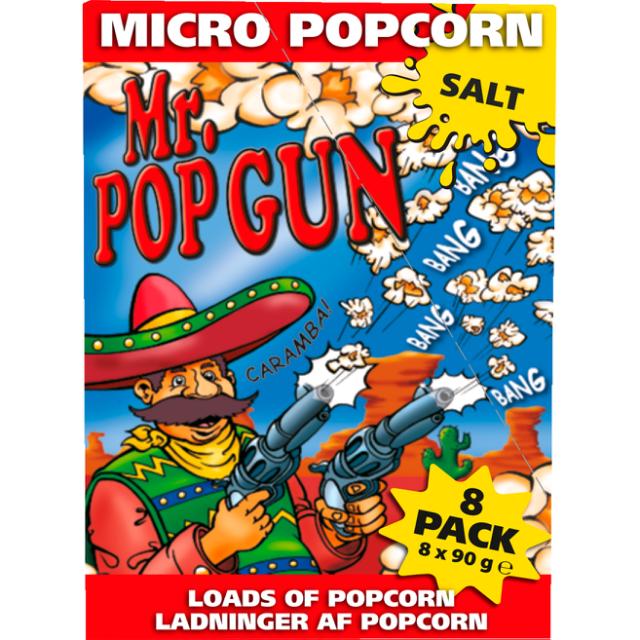 Mr. Popgun Micro Pop Salt 8x90g