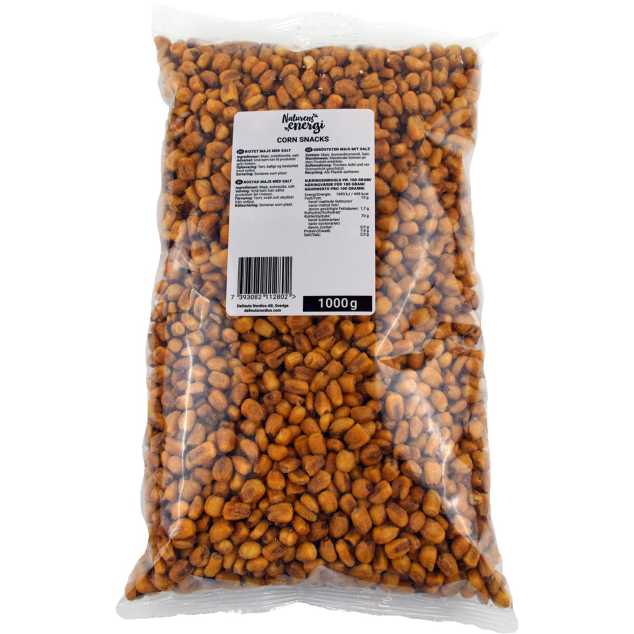 Naturens Energi Majs Snacks/Maissnacks 1000g