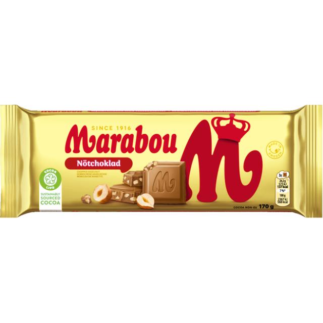 Marabou Nød & Mælk 170g