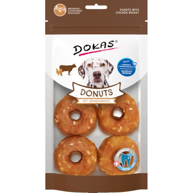 Dokas Donuts m. Kyllingebryst 160g