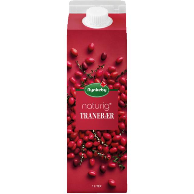 Rynkeby Naturig Tranebær 1L