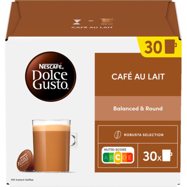 Nescafé Dolce Gusto Café Au Lait 30 stk.