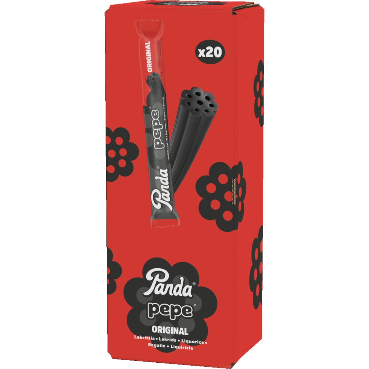 Panda Pepe Original Liquorice Bar 20x32g