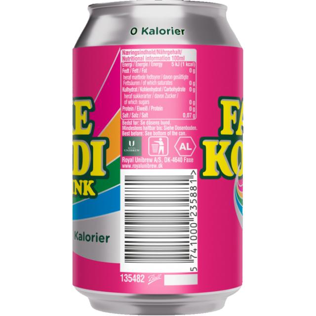 Faxe Kondi Pink 0 kalorier 18x0,33l Dose