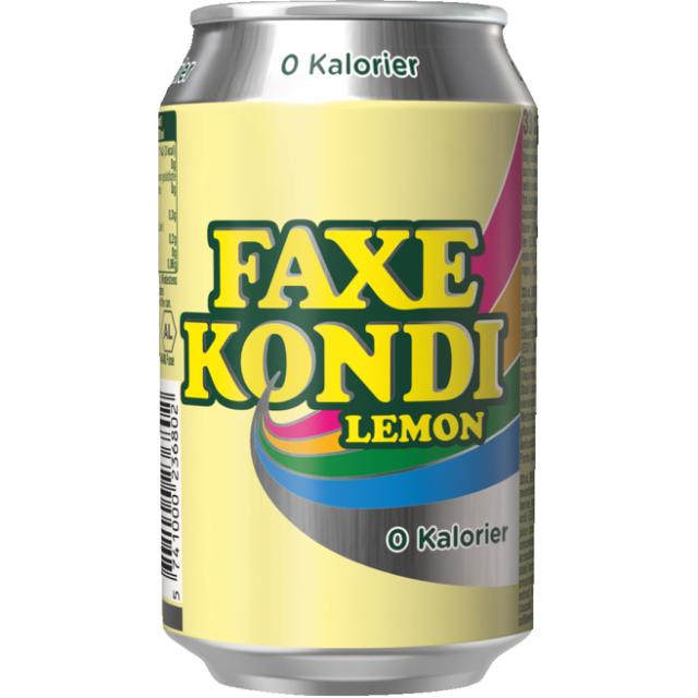 Faxe Kondi Lemon 0 kalorier 18x0,33l Dose