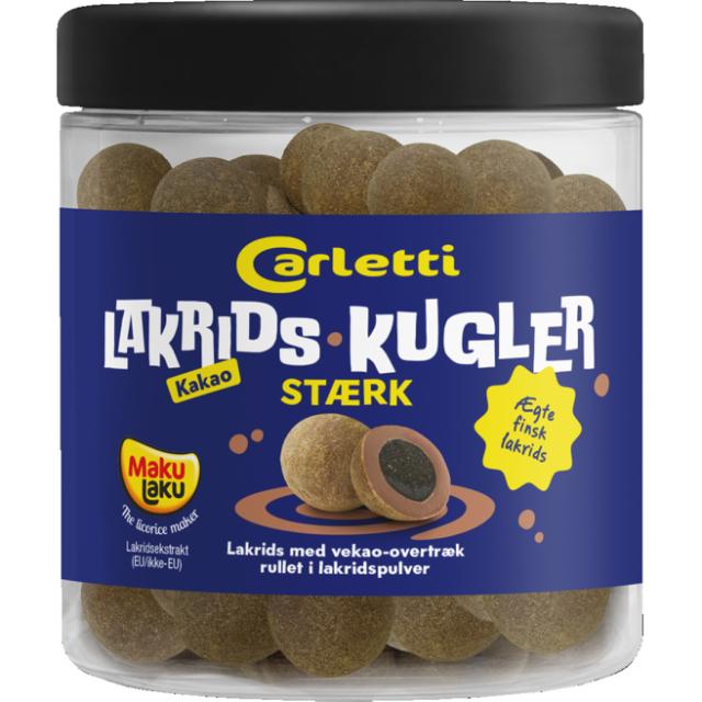 Carletti Lakridskugler Stærk 450g