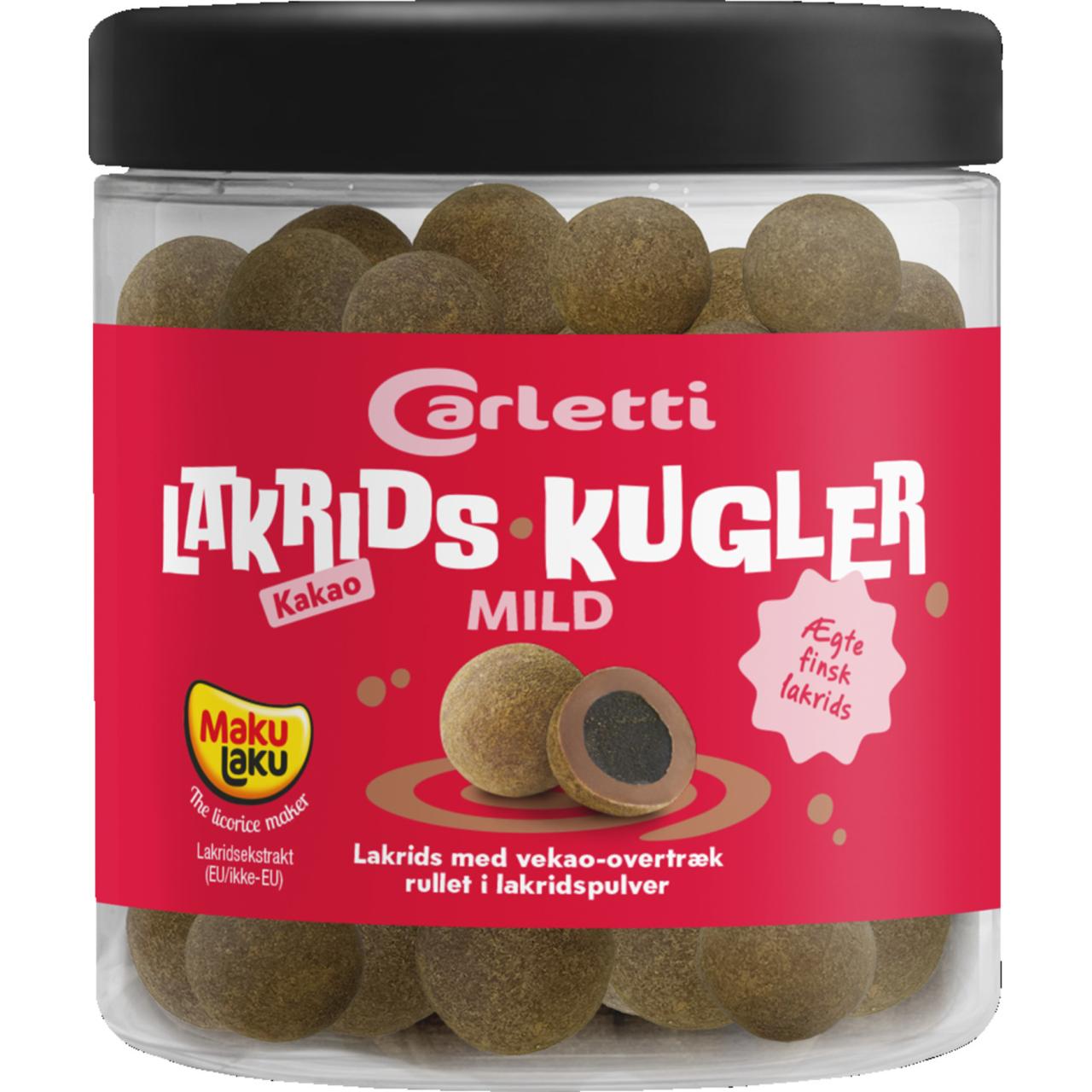 Carletti Lakridskugler Mild 450g