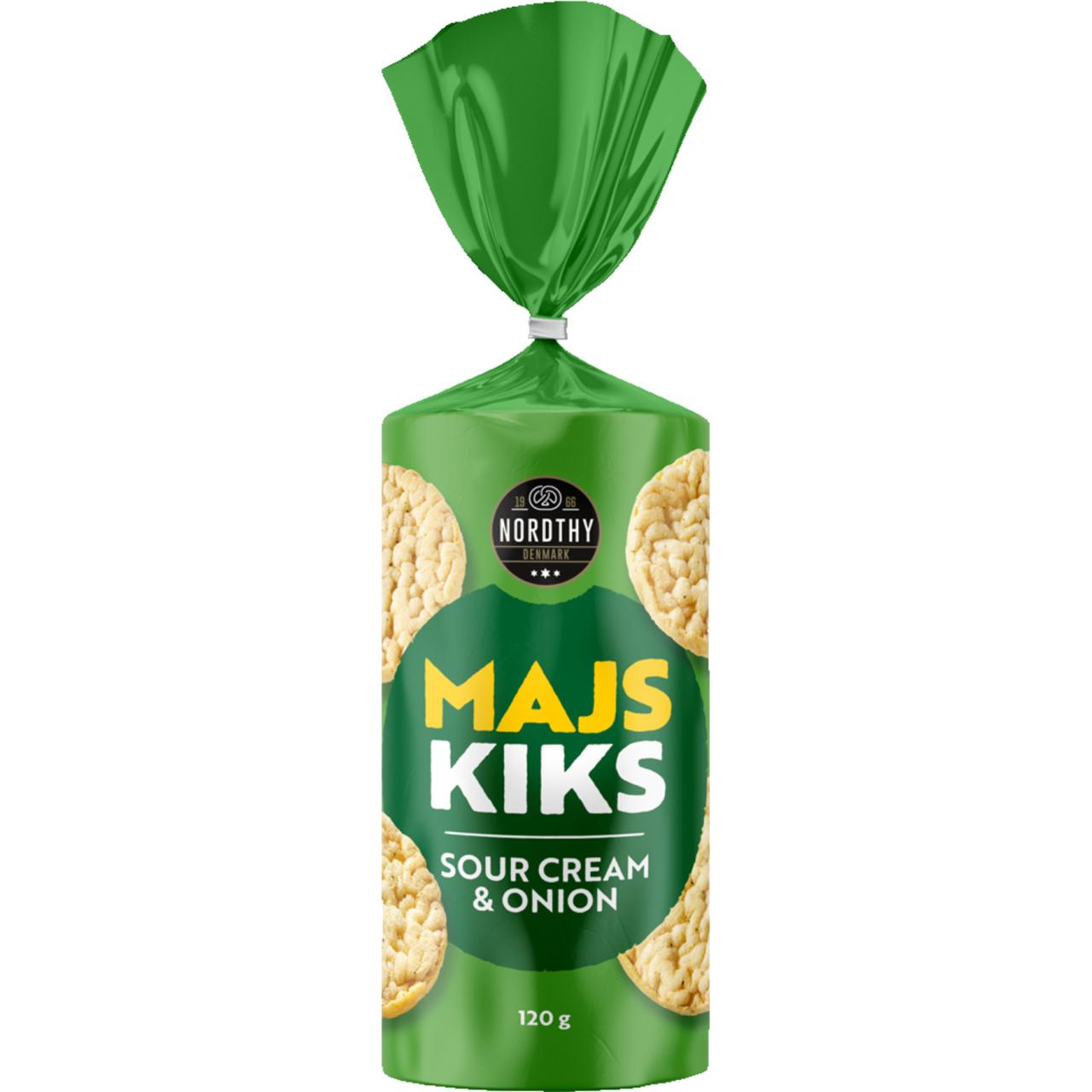 Nordthy Majskiks Sour Cream & Onion 120g