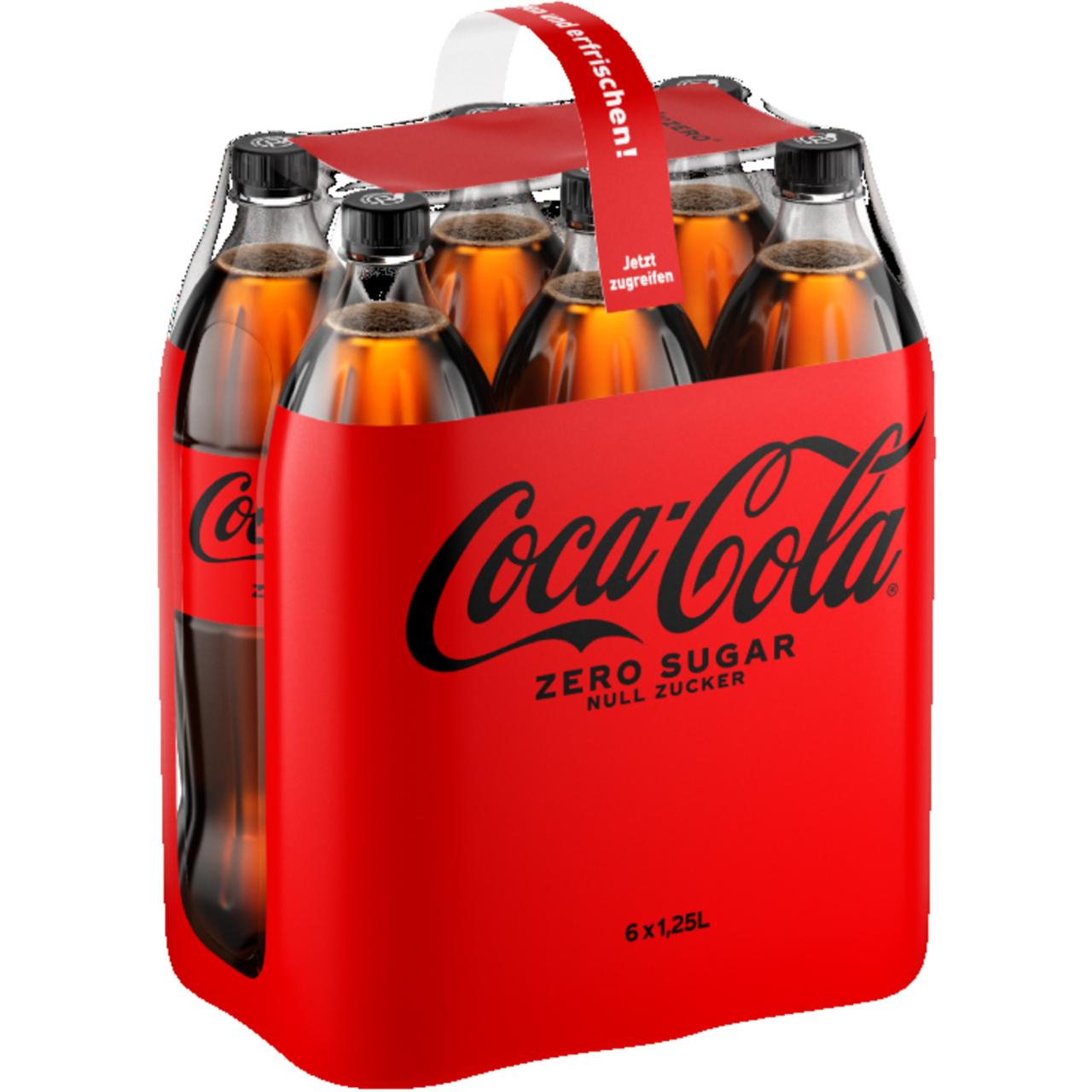 Coca Cola Zero 6x1,25l PET