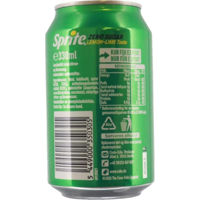 Sprite Zero 24x0,33l Ds