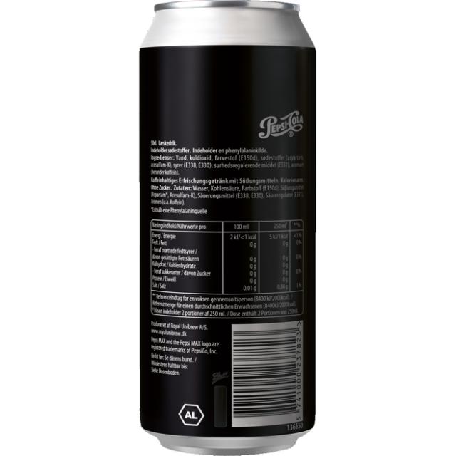 Pepsi Max Big Can 20x0,5l Ds