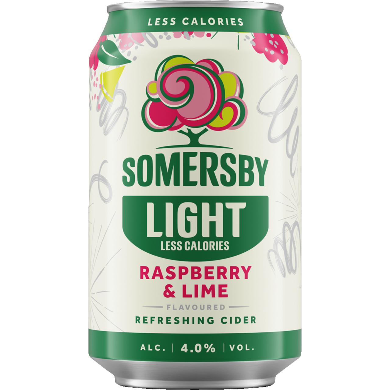 Somersby Raspberry Lime 4% 18x0,33l Ds