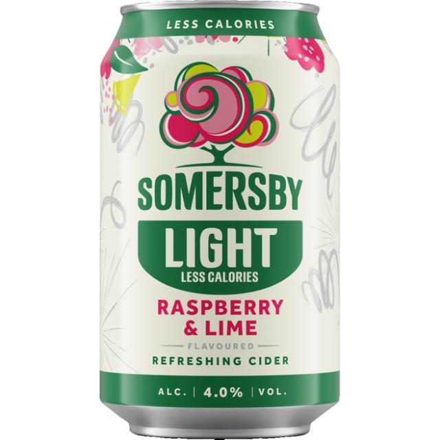 Somersby Raspberry Lime 4% 18x0,33l Ds