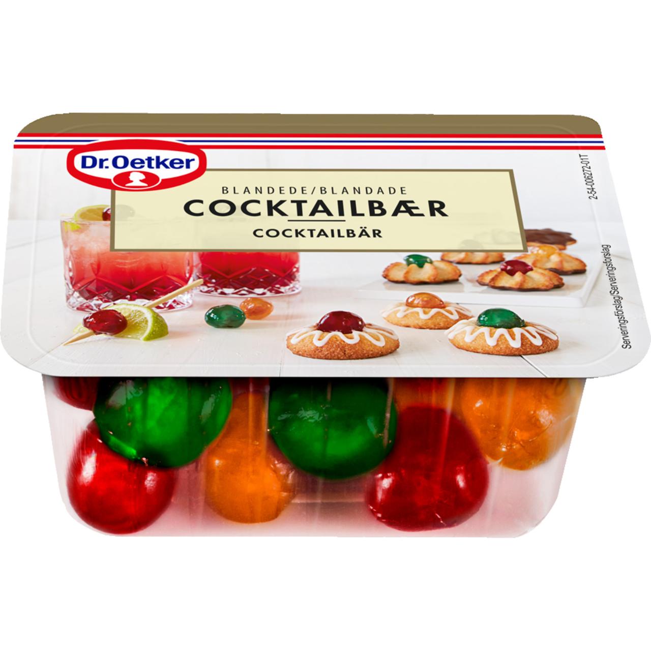 Dr. Oetker Blandede Cocktailbær 100g
