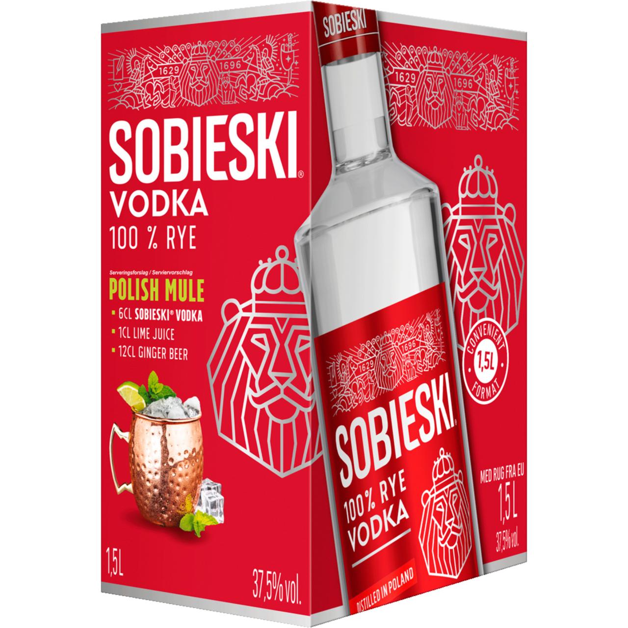 Vodka Sobieski 37,50% 1,5l BiB