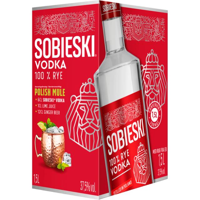 Vodka Sobieski 37,50% 1,5l BiB
