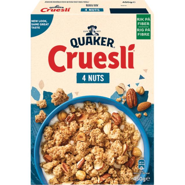 Quaker Cruesli 4Nuts 450g