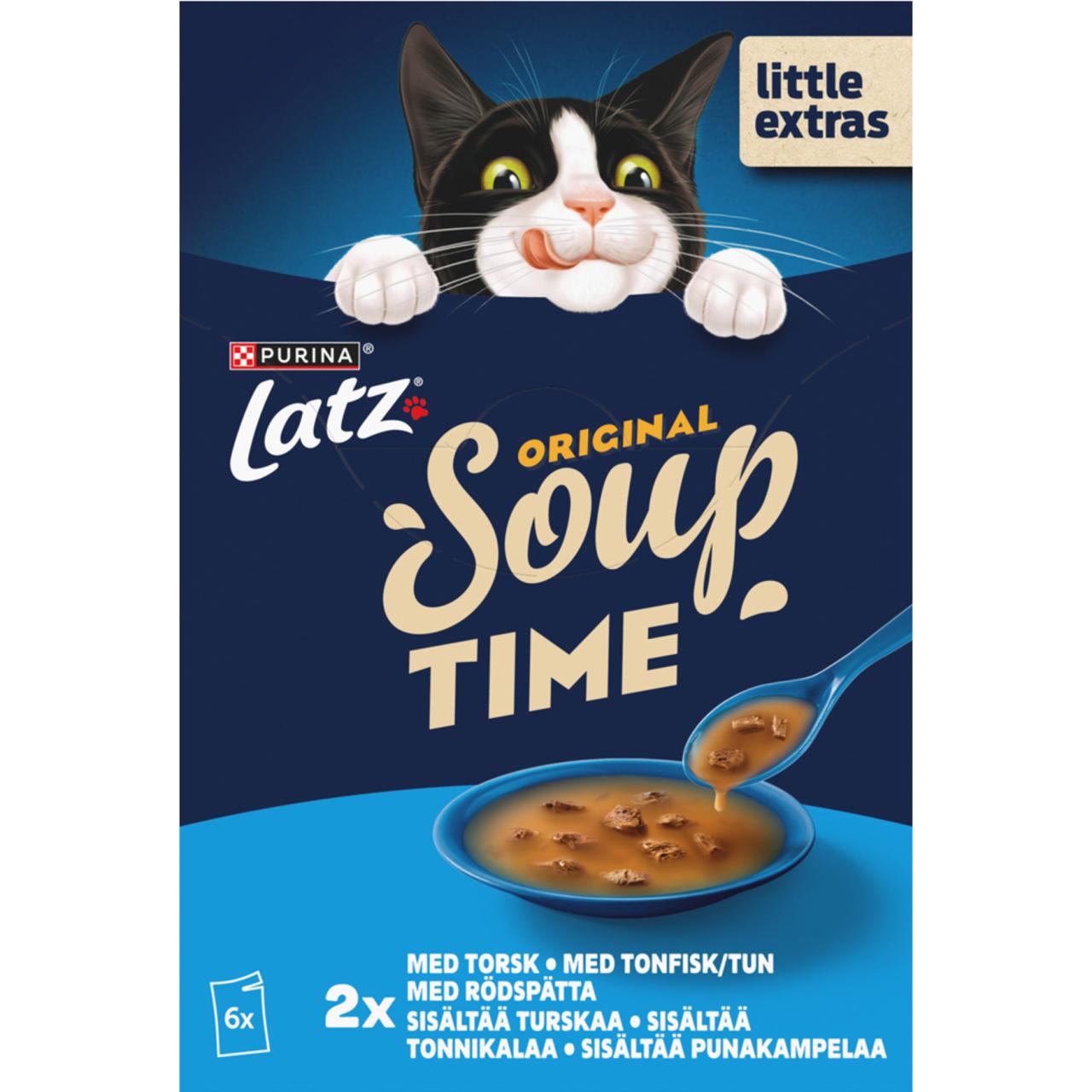 Latz Soup m. Torsk, Tun & Rødspætte 6x48g