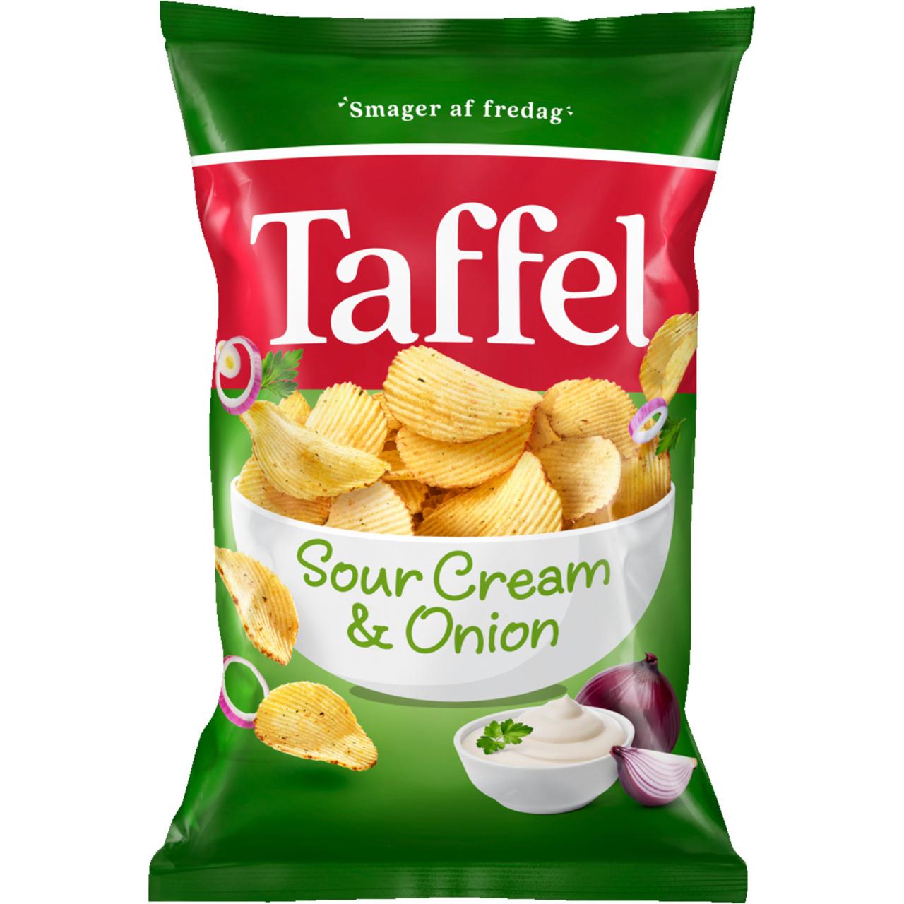 Taffel Sourcream & Onion 165g