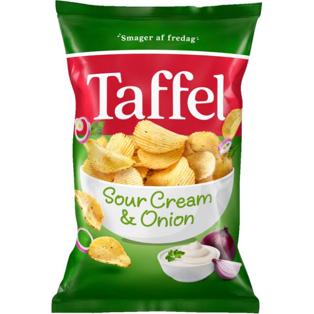 Taffel Sourcream & Onion 165g
