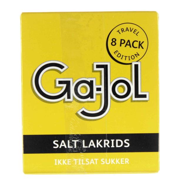 Ga-Jol Salt Lakrids Gul 8x23g